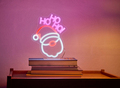 Neonskilt med julemand 144 LED 25,8 cm